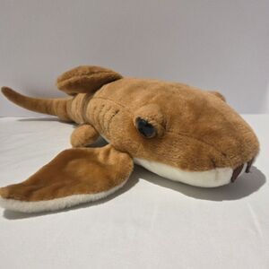 Petting Zoo Nurse Shark Plush 18” Brown Stuffed Animal Toy Sea Life